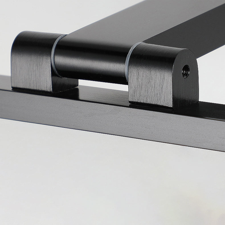 Specchio contemporaneo a LED LED Prononi leggeri con ombra acrilica per il bagno