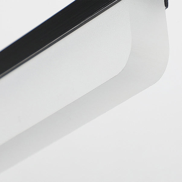 Hedendaagse spiegel LED -muurlichtwagentjes met acrylschaduw voor badkamer