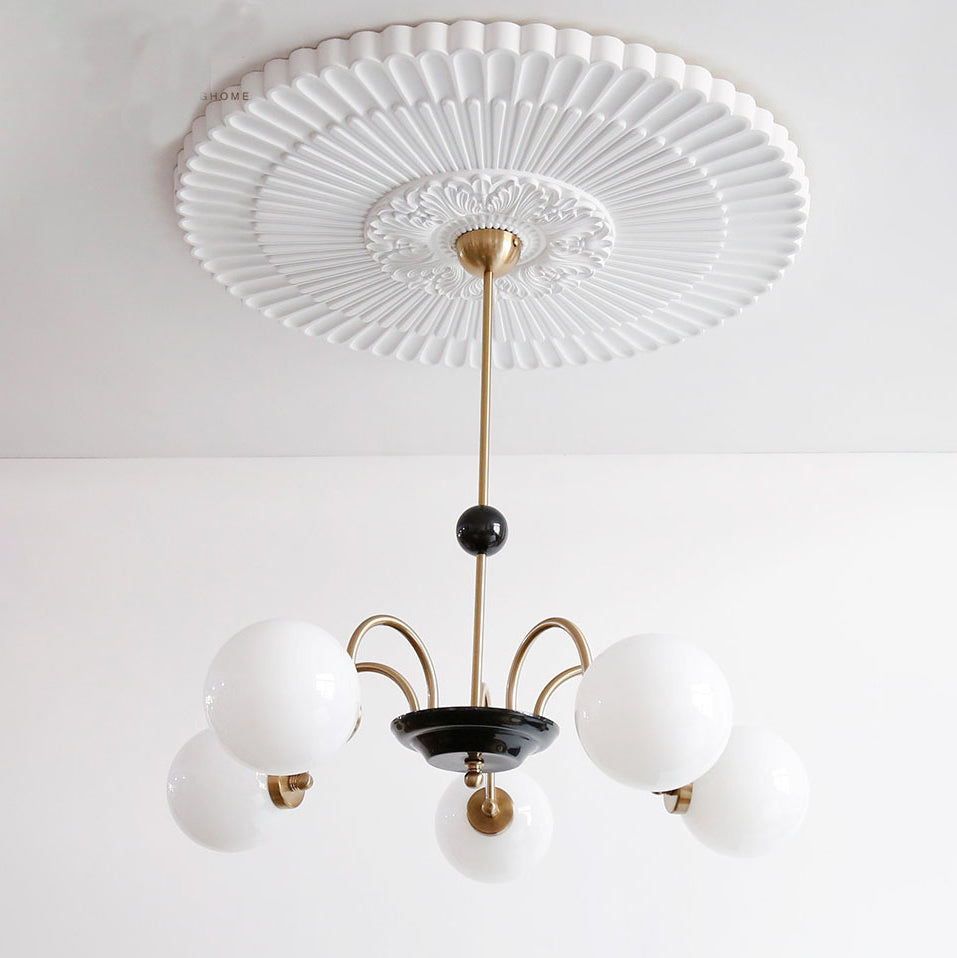 Modern Dining Room Lighting Glass Chandelier Light Fixtures Cafe Restaurant Hanging Chandelier