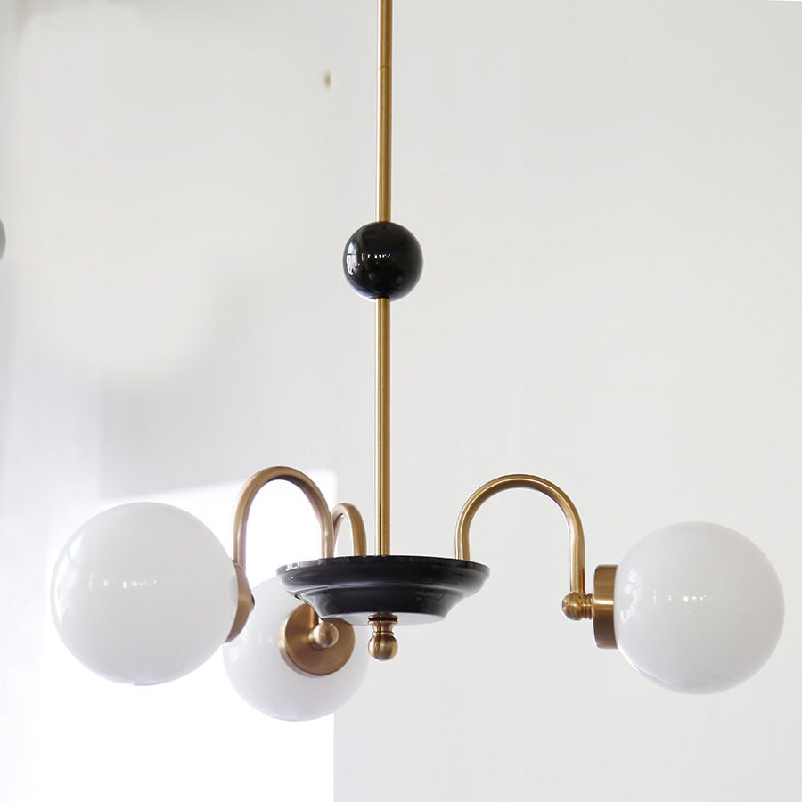 Modern Dining Room Lighting Glass Chandelier Light Fixtures Cafe Restaurant Hanging Chandelier