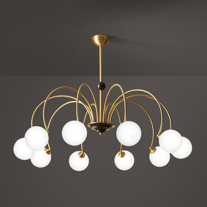 Café de lámparas de lámpara de vidrio contemporáneo Restaurante Multi colgante Luz