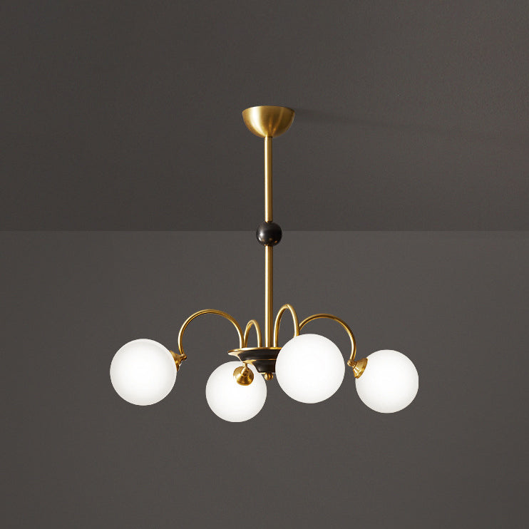 Café de lámparas de lámpara de vidrio contemporáneo Restaurante Multi colgante Luz