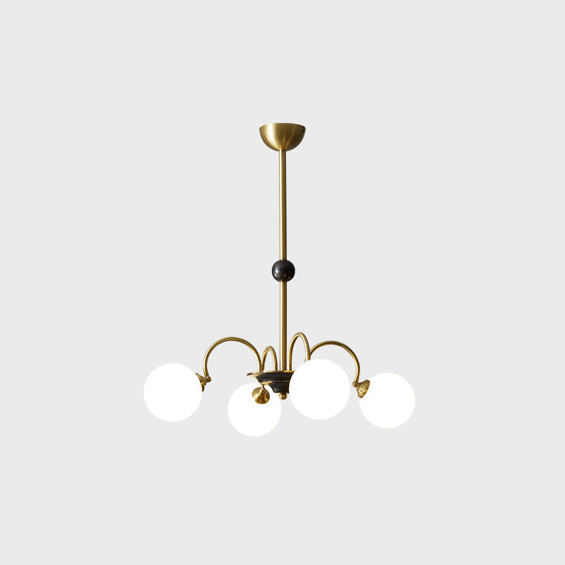 Café de lámparas de lámpara de vidrio contemporáneo Restaurante Multi colgante Luz