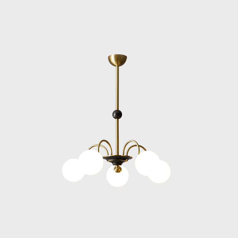 Café de lámparas de lámpara de vidrio contemporáneo Restaurante Multi colgante Luz