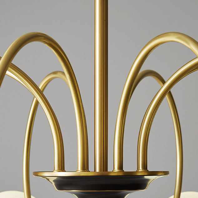 Café de lámparas de lámpara de vidrio contemporáneo Restaurante Multi colgante Luz