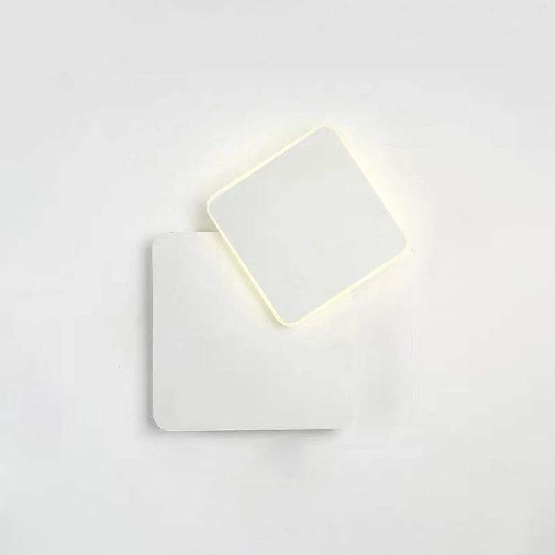 Lumo a monte a parete ruotabile a LED Light Nordic Simple Style Sconce Light per letto per camera da letto