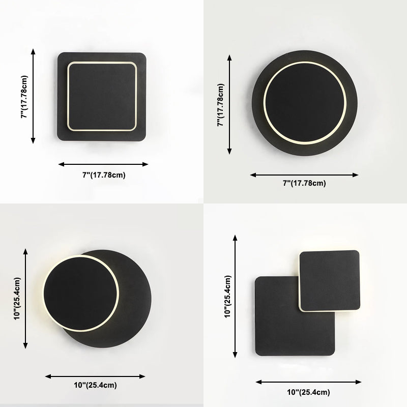 Lumo a monte a parete ruotabile a LED Light Nordic Simple Style Sconce Light per letto per camera da letto