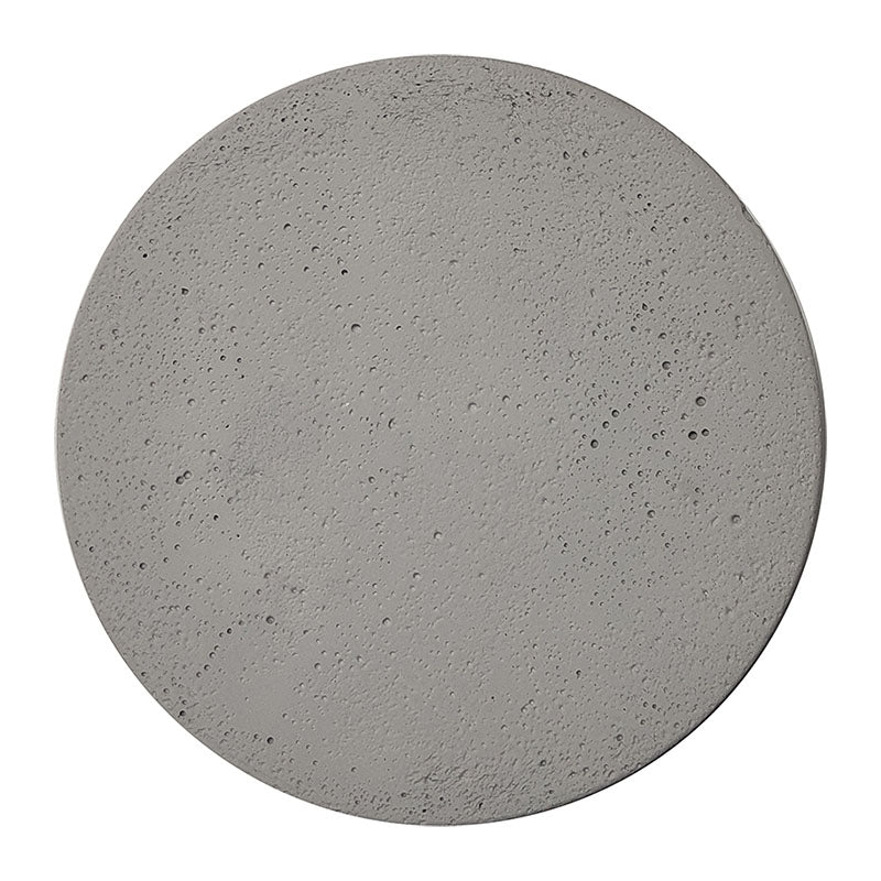 Lampada a parete circolare Moderna lampada montata a parete a 1 luce con tonalità di cemento