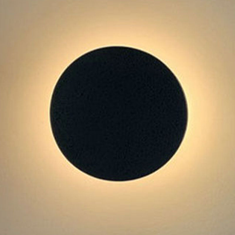 Lampada a parete circolare Moderna lampada montata a parete a 1 luce con tonalità di cemento