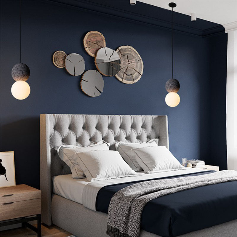 Einlichtzementrahmen Anhänger Licht moderne Anhängerbeleuchtung für Schlafzimmer