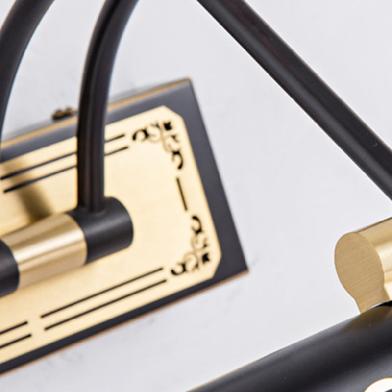 Tube Metal Wall Lighting Ideas Modernism LED Vanity Mirror Lamp with Adjustable Arm