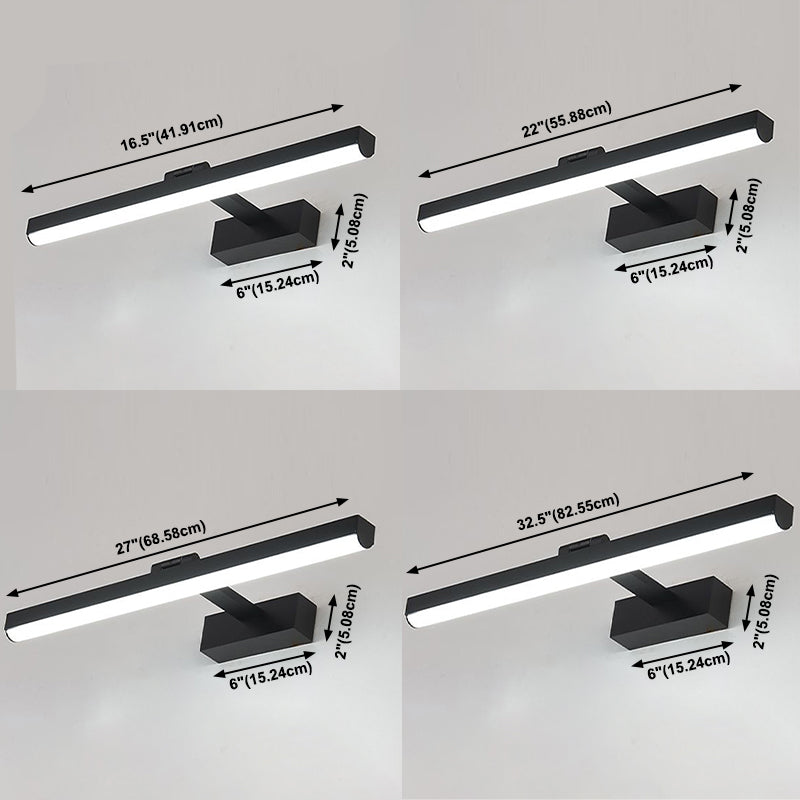 LED Smart Mirror Lampe Fixture Moderner einfacher Stil in Indoor Badezimmer Waschraum Spiegelleuchte