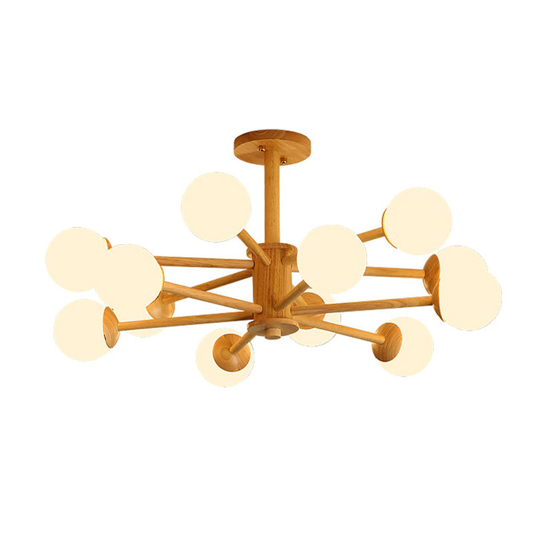 Creative Simplicity Wooden Pendant Lighting for Drawing Room Coffee Shop