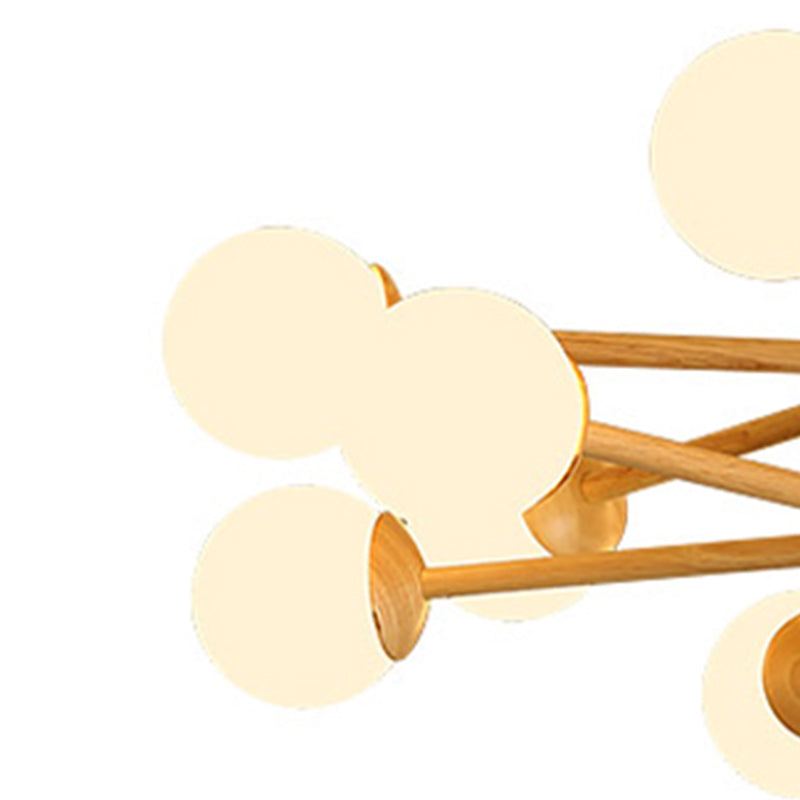 Creative Simplicity Wooden Pendant Lighting for Drawing Room Coffee Shop