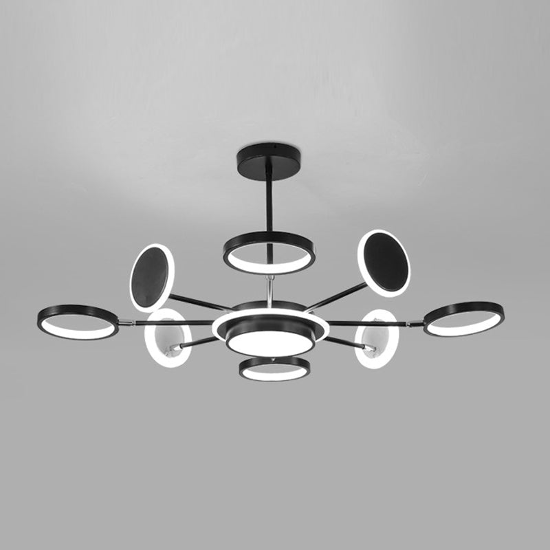 Eisenrahmen Kronleuchter Beleuchtungsbestand Moderner Kronleuchter anheizt Licht für Wohnzimmer