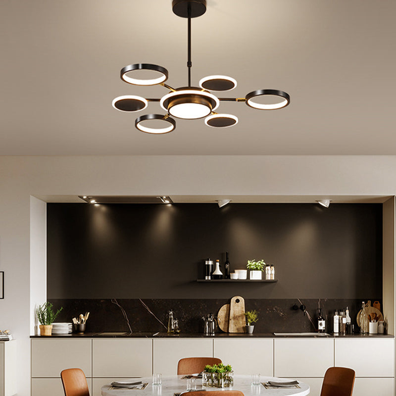 Eisenrahmen Kronleuchter Beleuchtungsbestand Moderner Kronleuchter anheizt Licht für Wohnzimmer