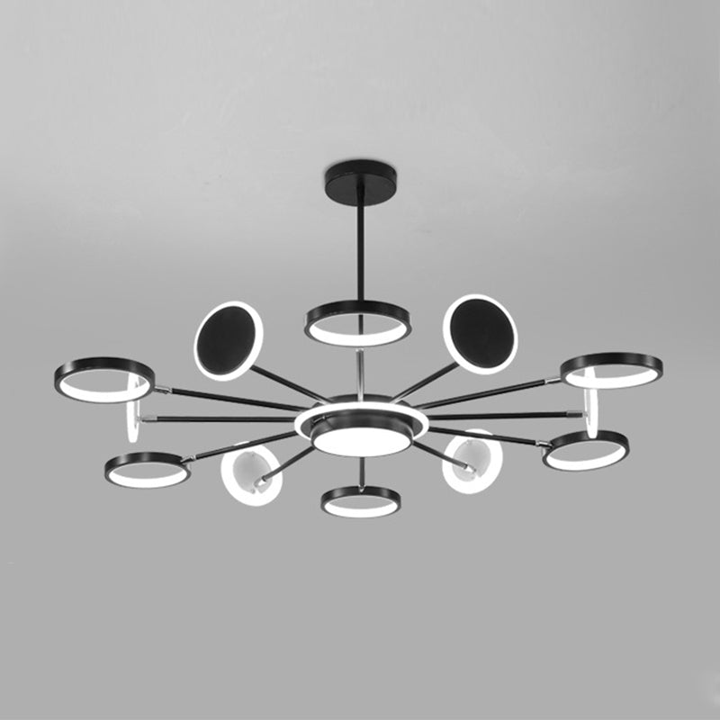 Eisenrahmen Kronleuchter Beleuchtungsbestand Moderner Kronleuchter anheizt Licht für Wohnzimmer