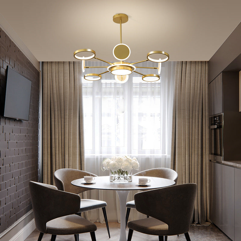 Eisenrahmen Kronleuchter Beleuchtungsbestand Moderner Kronleuchter anheizt Licht für Wohnzimmer