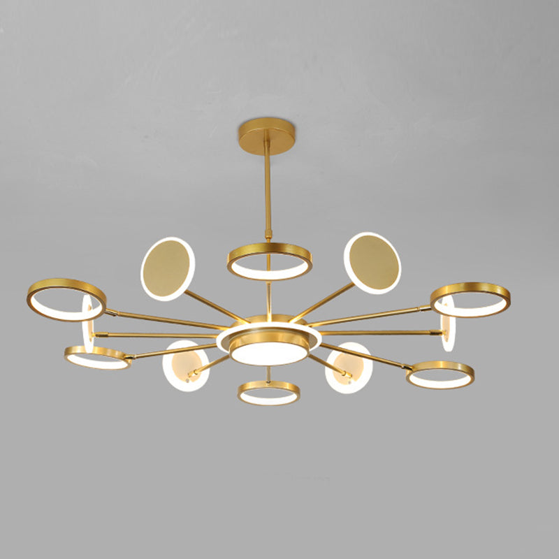 Eisenrahmen Kronleuchter Beleuchtungsbestand Moderner Kronleuchter anheizt Licht für Wohnzimmer