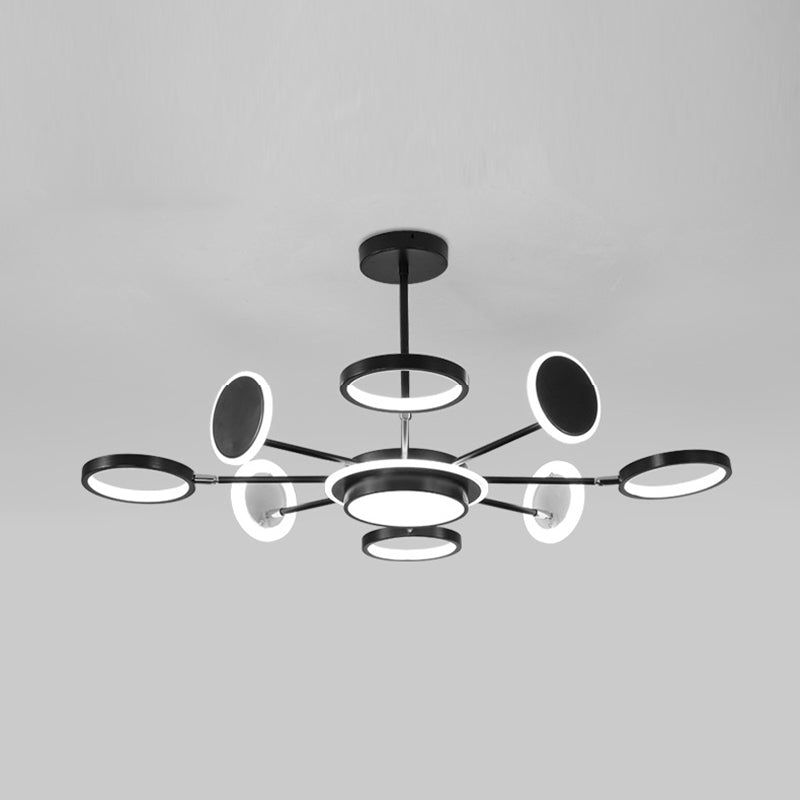 Eisenrahmen Kronleuchter Beleuchtungsbestand Moderner Kronleuchter anheizt Licht für Wohnzimmer