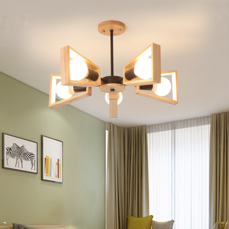 Living Room Japanese Style Chandelier Lighting Fixture Modern Chandelier Pendant Light