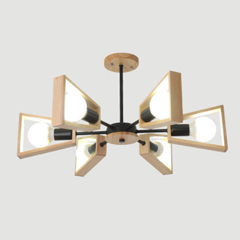 Living Room Japanese Style Chandelier Lighting Fixture Modern Chandelier Pendant Light