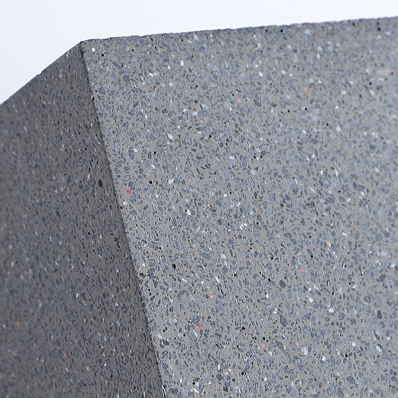 Cuboid Wall Light Farmture Moderne 1-licht grijze wandlamp met cementschaduw