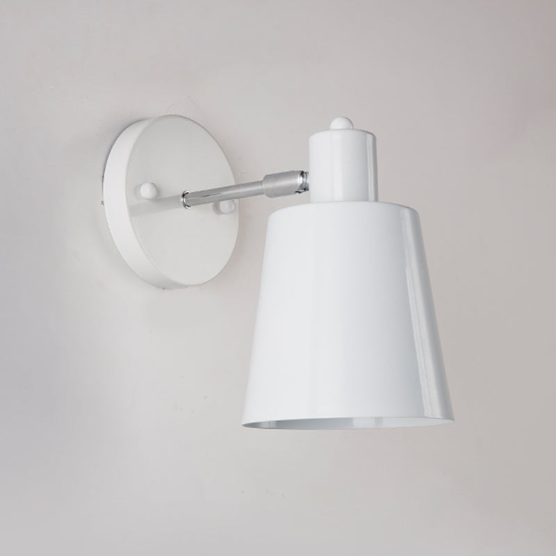 Metatore moderno nordico in metallo a 1 luci a muro cono a monte cono sconce per camera da letto