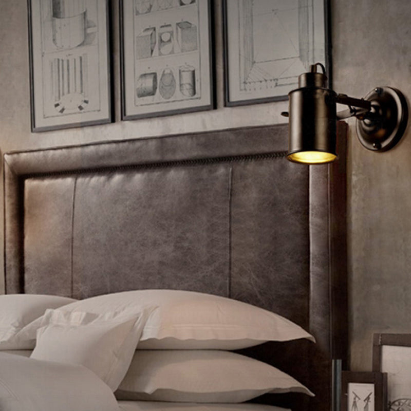 Einzigartige Schattenleuchte Industrial Style 1 Lichtmetall Wandleuchte Leuchte in Schwarz