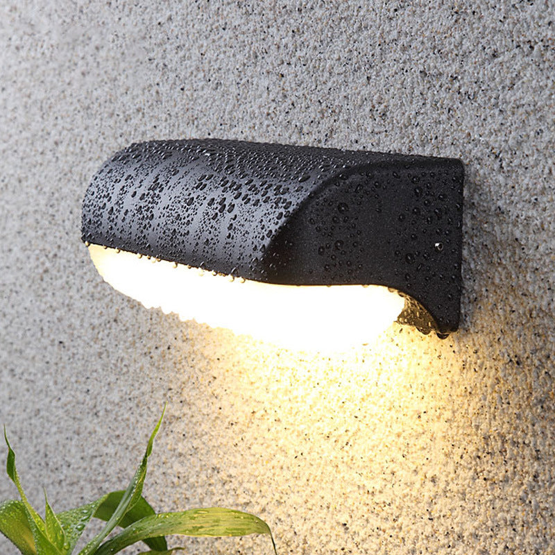 Moderna lampada a parete ovale in alluminio Light Sconce Light per balcone