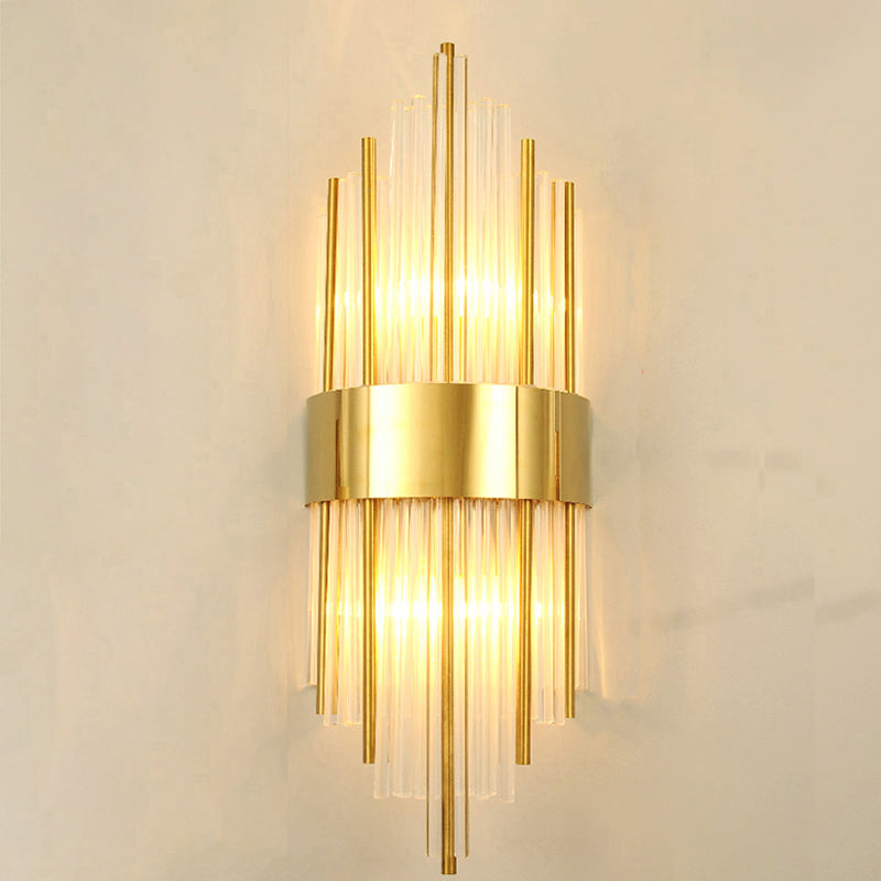 2 LA LA LA LUCCHI Crystal Fullo Scontro Scontro MOTORE UNICO MODERNO MOLTIRE LUME DELLA parete trasparente