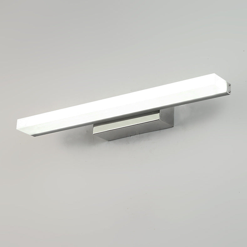 Modern 1-Light Acrylic Silver Wall Light Sconces Wall Mounted Lamp for Bathroom