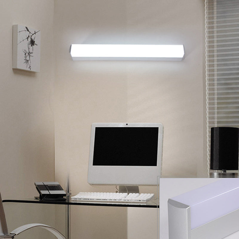 Vanité moderne Lights Lights Silver 1 Light Wall Éclairage mural pour la salle de bain