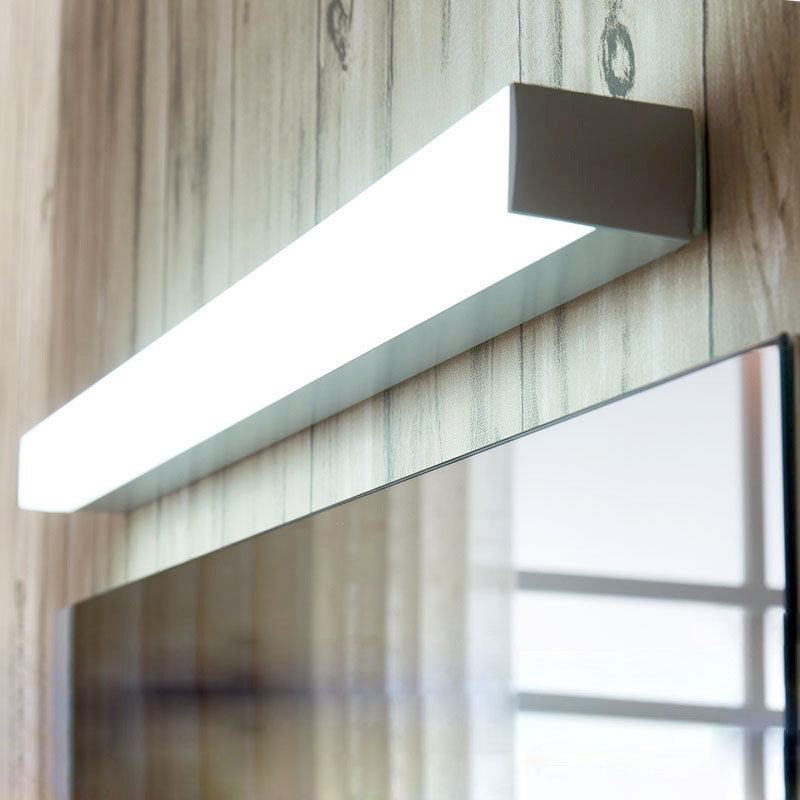 Vanité moderne Lights Lights Silver 1 Light Wall Éclairage mural pour la salle de bain