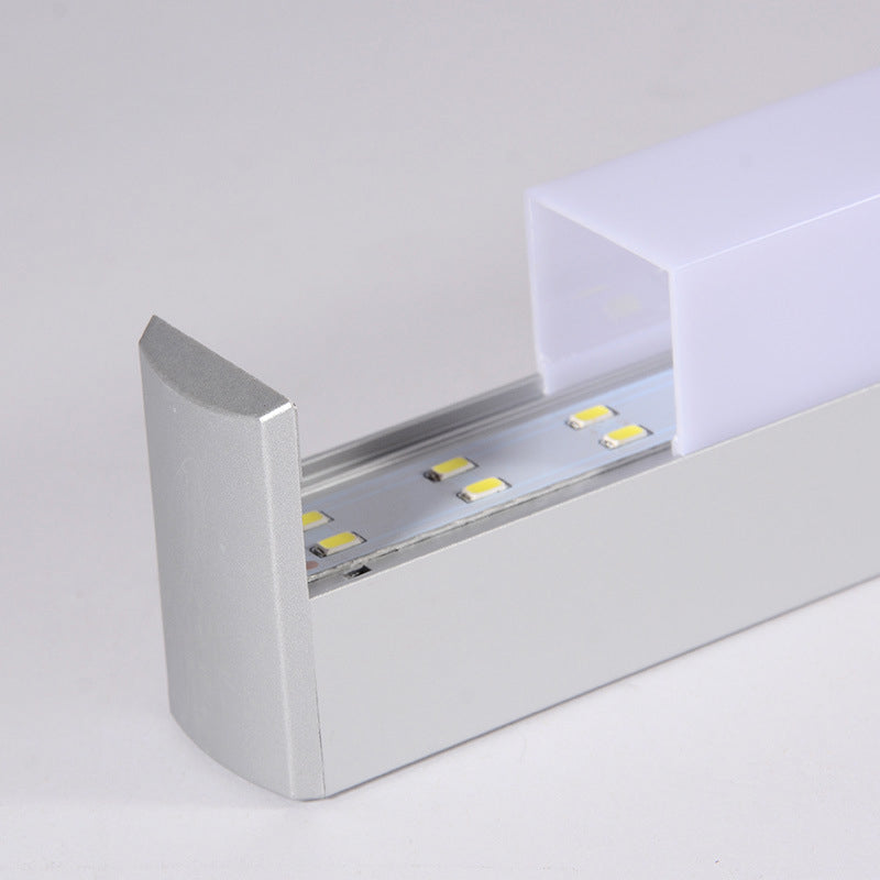 Vanité moderne Lights Lights Silver 1 Light Wall Éclairage mural pour la salle de bain