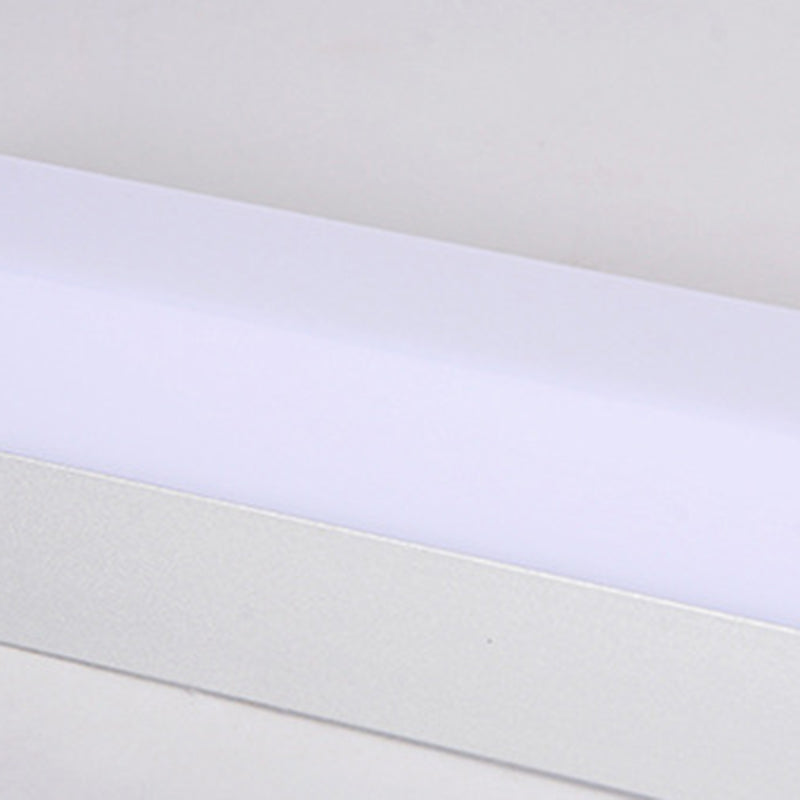 Vanité moderne Lights Lights Silver 1 Light Wall Éclairage mural pour la salle de bain