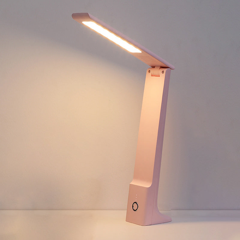 Moderne Lesetischlampe 1-Licht-Rechteck-Tischlicht mit USB-Anschluss
