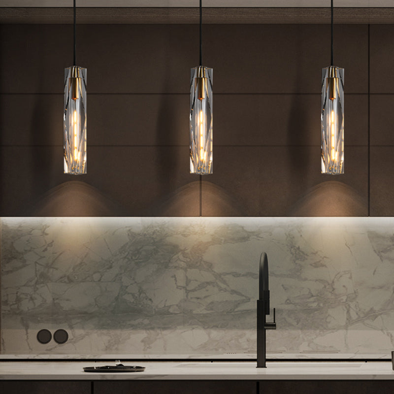 Moderne Anhängerbeleuchtung für Esszimmer Geometrische HABE -Beleuchtungsanlage