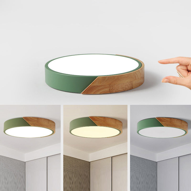 Macron Light Fixture Metal Acrylic Ceiling Mount Light for Child Bedroom