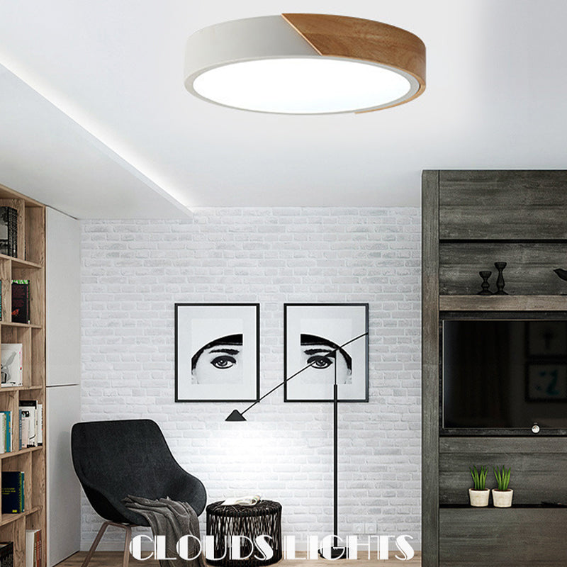 Macron Light Fixture Metal Acrylic Ceiling Mount Light for Child Bedroom