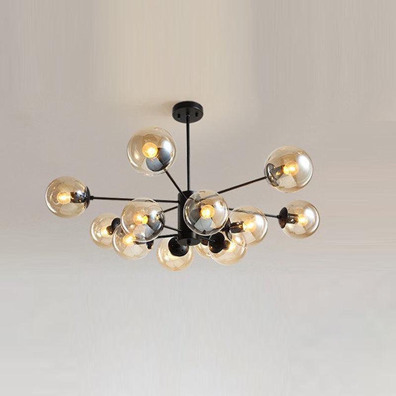 Lustre de lustre en verre luminaire de lustre moderne Light pour le salon