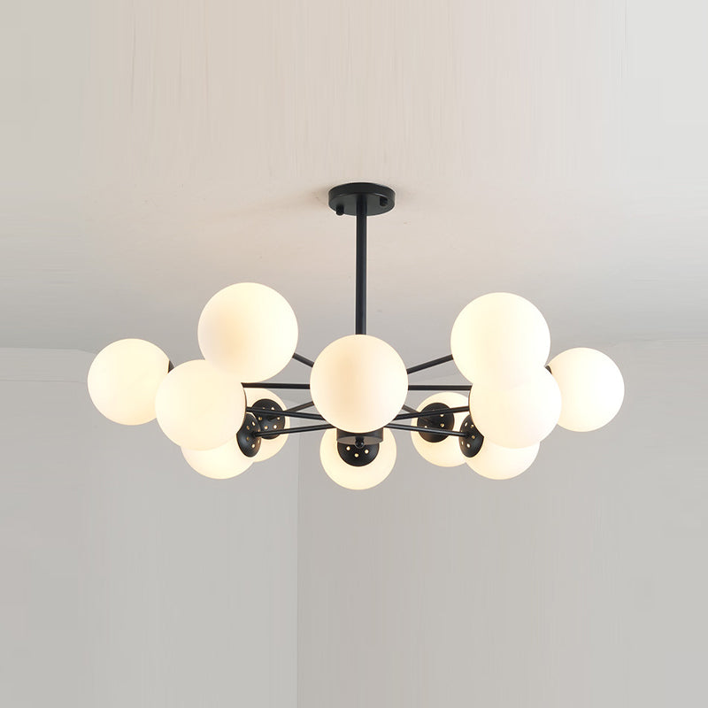 Lustre de lustre en verre luminaire de lustre moderne Light pour le salon