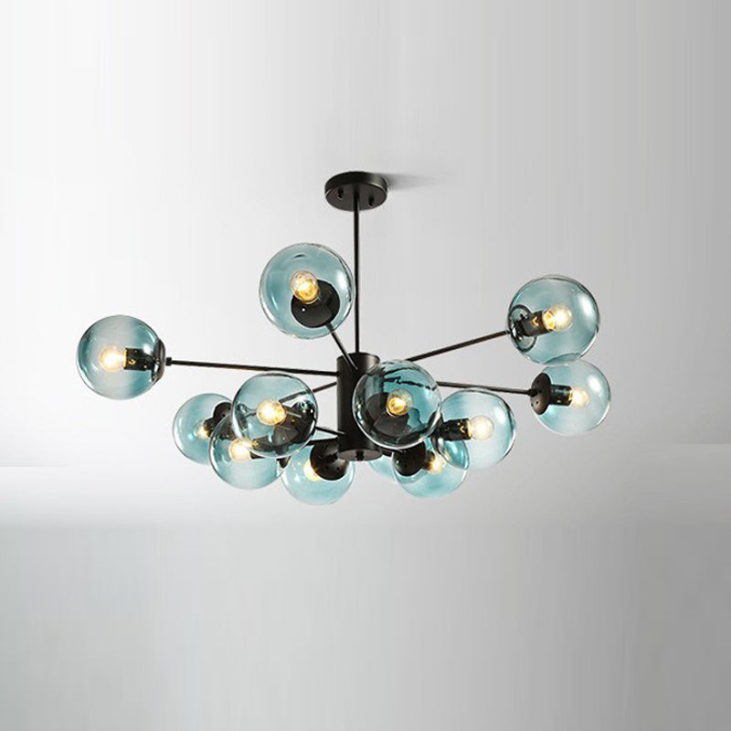 Lustre de lustre en verre luminaire de lustre moderne Light pour le salon