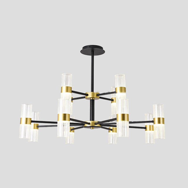 Starburst Chandelier Lighting Fixture Simple LED Metal Ceiling Chandelier for Living Room