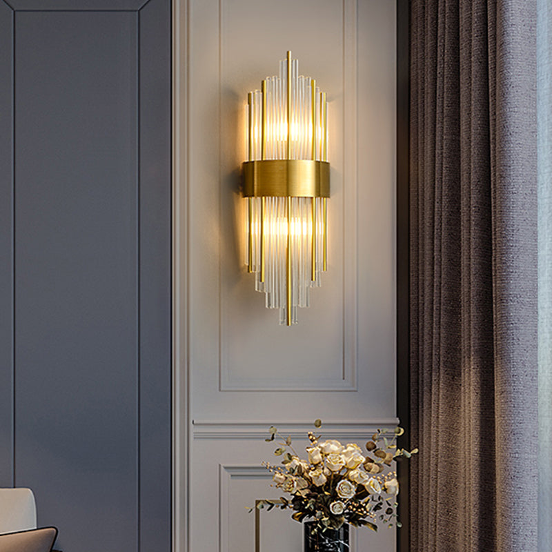 5 estilos para apliques de pared de cristal opcional en oro posmoderno posmoderno.