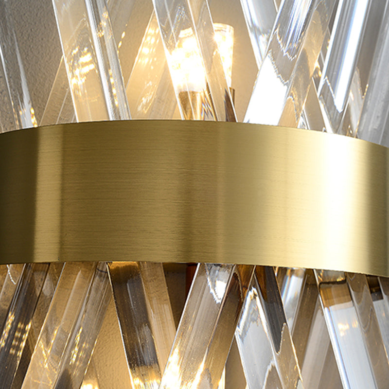 5 estilos para apliques de pared de cristal opcional en oro posmoderno posmoderno.