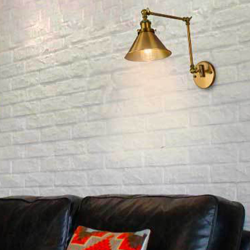 Gold Finish Verstellbares Armwand Licht einfach