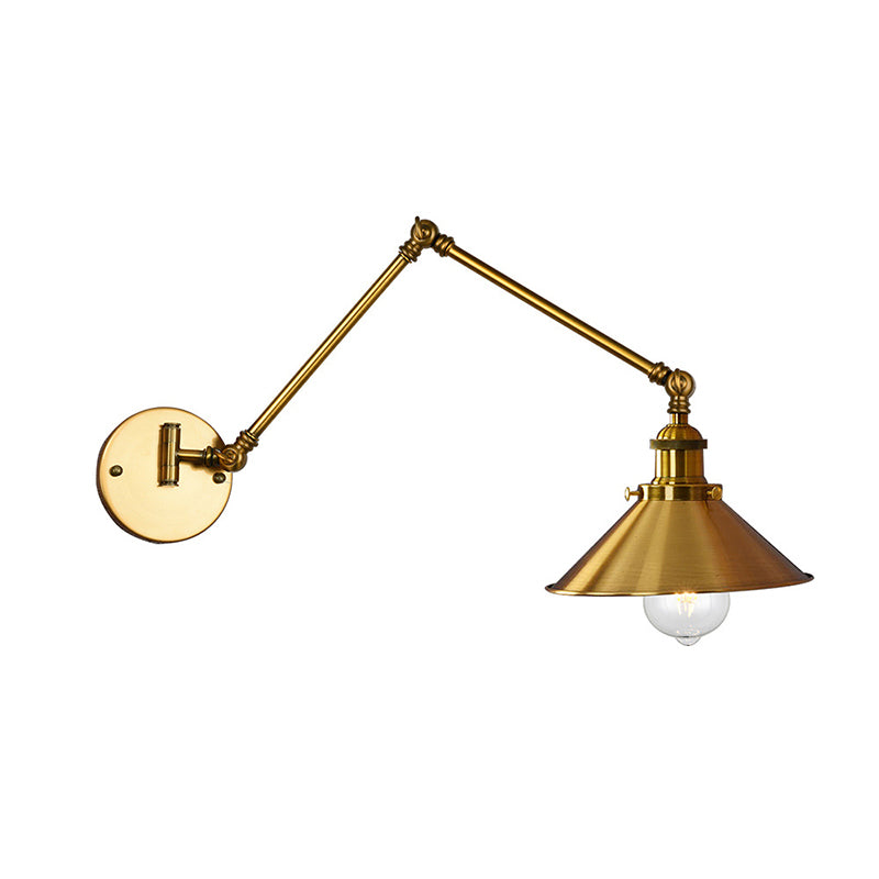 Gold Finish Verstellbares Armwand Licht einfach