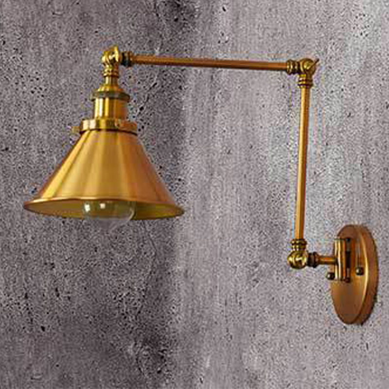 Gold Finish Verstellbares Armwand Licht einfach
