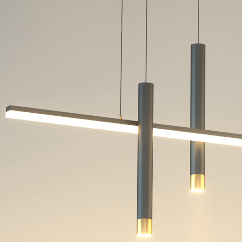 6 Heads LED Island Lighting Contemporary Ceiling Pendant Light for Dining Room